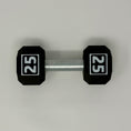 Load image into Gallery viewer, Premium Dumbbell Business Card Holder with Real Steal Bar for Fitness, Yoga Trainer or Physical Therapist. Gym or Desk Decor - Veteran Made
