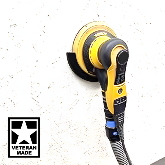 Premium PTEG-Reinforced Orbital Sander 6" (150mm) Holder Mount. Works with Festool ETS EC, Mirka, Bosch and Surfprep Sanders - Veteran Made