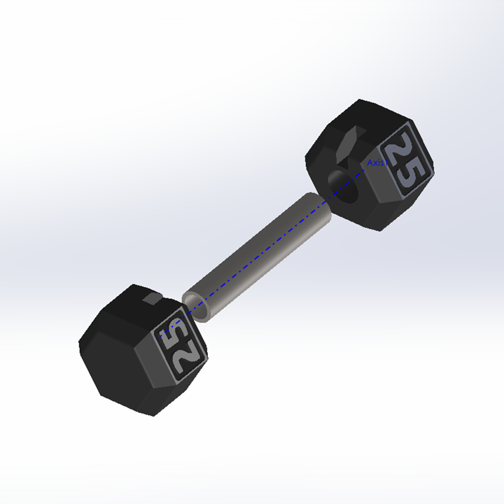 Premium Dumbbell Business Card Holder with Real Steal Bar for Fitness, Yoga Trainer or Physical Therapist. Gym or Desk Decor - Veteran Made